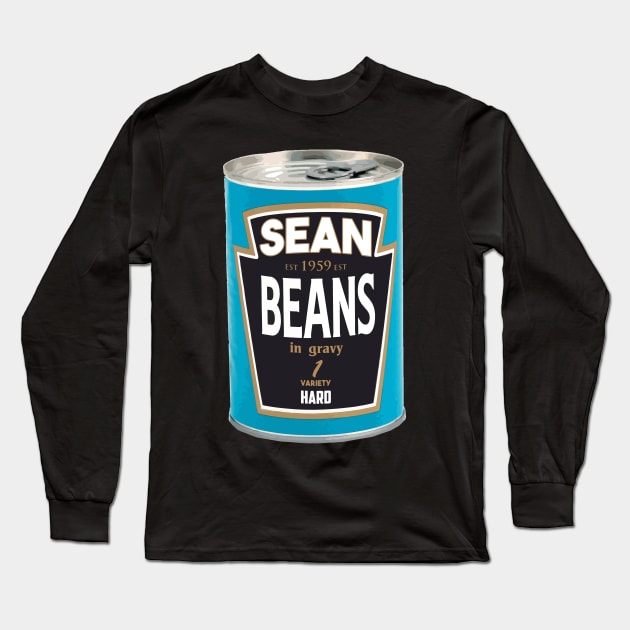 Sean Beans In Gravy 1 Variety Hard Long Sleeve T-Shirt by Bevatron